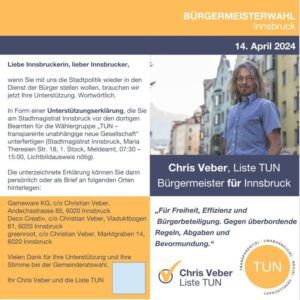 Bürgermeisterwahl Innsbruck