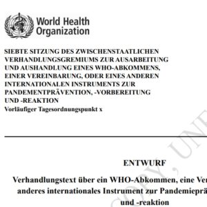 WHO - Entwurf-Pandemievertrag-16-10-2023